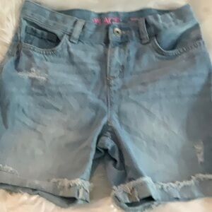 The Children’s Place Blue Jean Shorts Distressed Denim